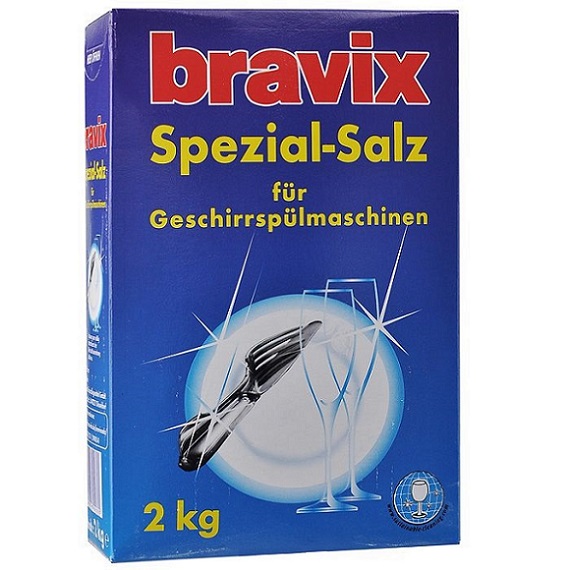 Соль для посудомоечных машин Bravix 2 кг (4000317151705)